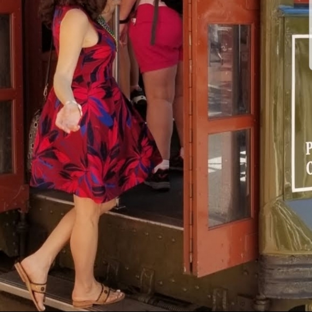 Draper James Autumn Bloom Love Circle dress 2 - Picture 9 of 12